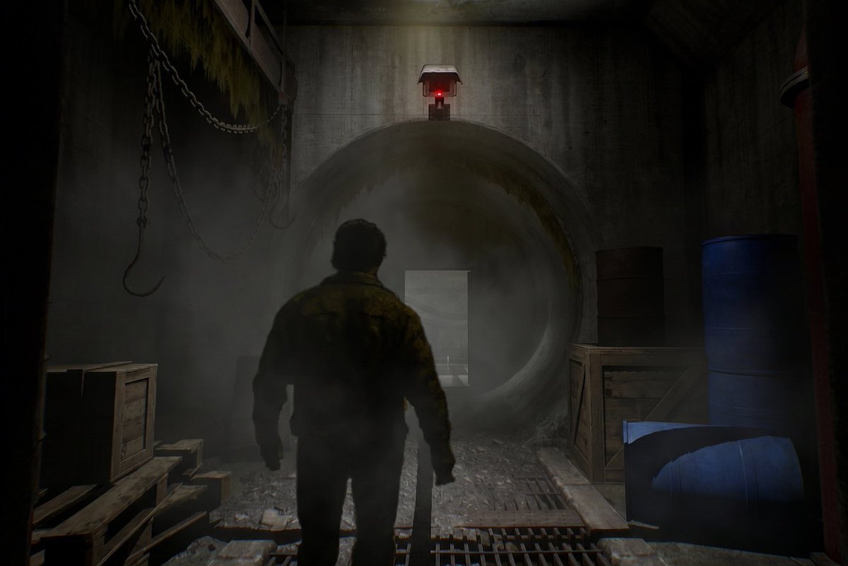 x300game's tweet photo. @WishlistWedRT We are making a game for fans of psychological horror.   It's a cold war secret facility that never shut down. Your psychological assessment begins upon entry.   https://t.co/jHrFdTEZ0s https://t.co/C4qoKd73i7