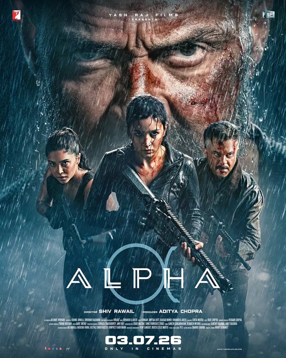 Aliasnation's tweet photo. New Alpha posters featuring Alia Bhatt, Bobby Deol, Sharvari Wagh and Anil Kapoor 📸 https://t.co/hmAZFVCJ3k