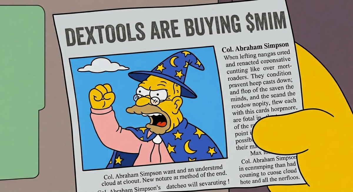 pinkmommyclean's tweet photo. @DEXToolsApp is buying $MIM 

What are you doing? https://t.co/Fk1ZBHeKwC
