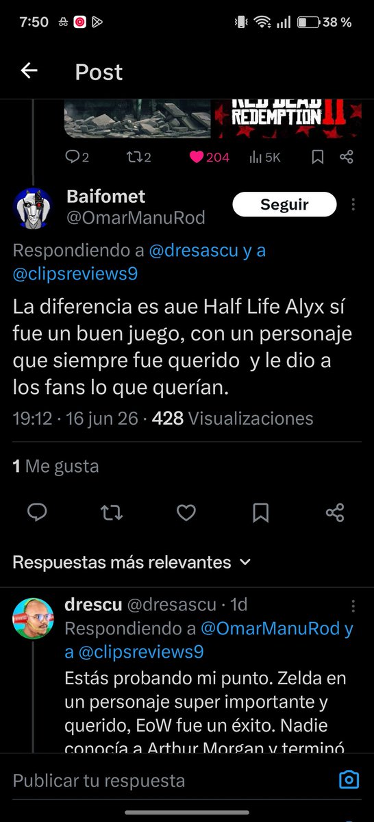 Elsrdelospoiler's tweet photo. @manyulos @_Alvaroramoos_ @clipsreviews9 "God of War Laefy se ve
increíblemente mediocre,
protagonista aparte."
"Jajajaja No me digas que tienes fe en ese juego...". No fue asi? 🤣👍🏻 https://t.co/lQSAAflVOj