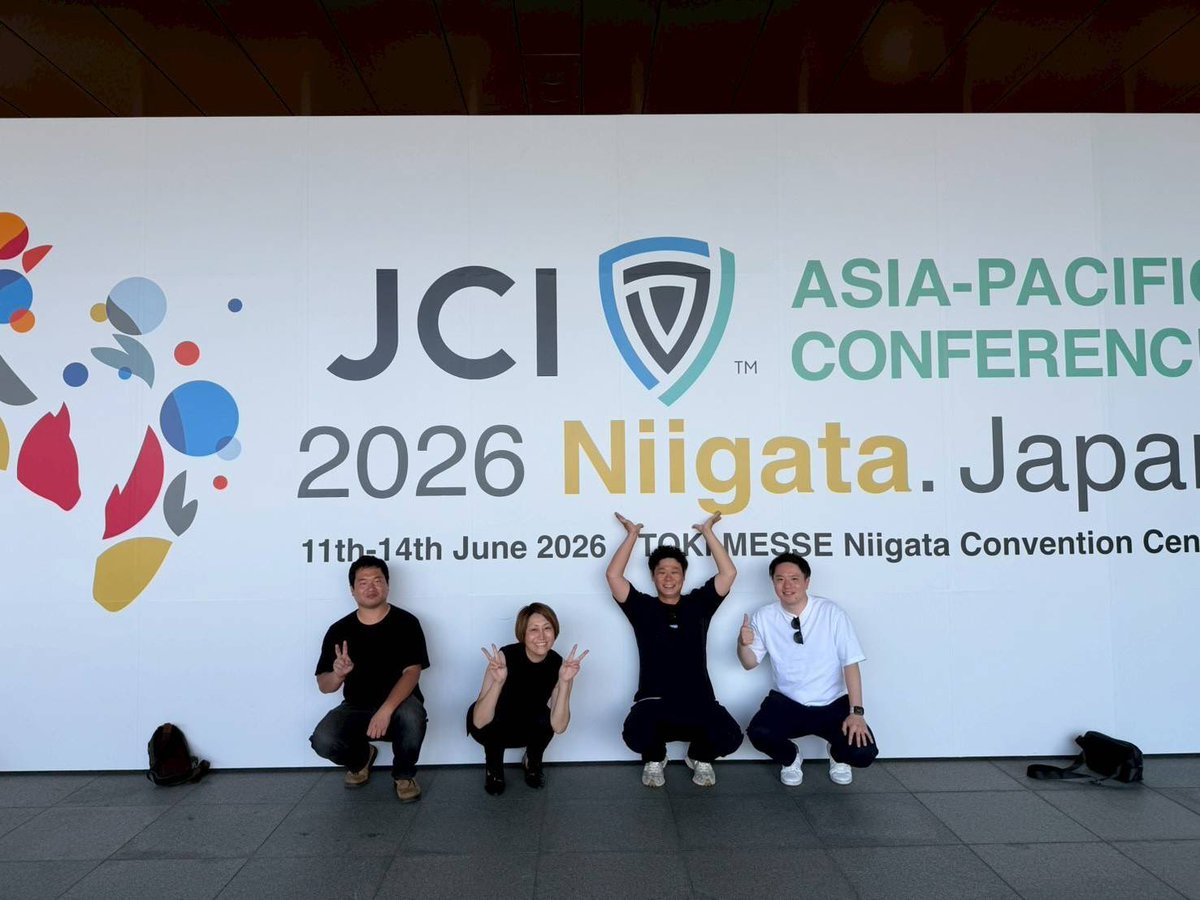 ashikagaJC's tweet photo. 足利青年会議所
SNS強化チーム Ｘ担当です‼️‼️

JCI・ASPAC新潟大会に参加しました。

わが国各地をはじめ、アジア・太平洋地域の青年会議所メンバーとの交流を通じて、多様な価値観と地域づくりへの取り組みに触れ、多くの学びと刺激を得ることができました。
#青年会議所
#JCI #ASPAC新潟大会 https://t.co/AzLpyf6MFF