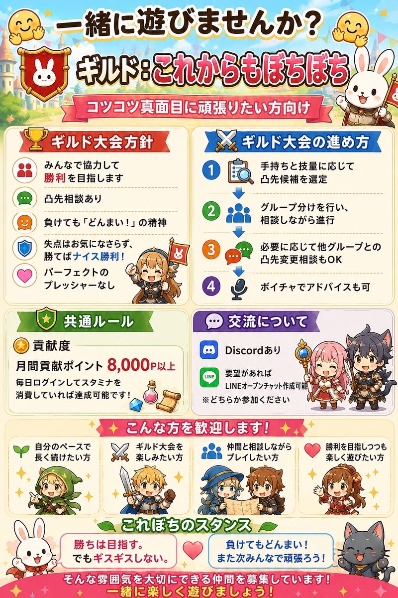 labi29132198's tweet photo. これぼちは3名ほど募集しています😊

フルボイス入りのテーマソングやエンディングテーマが出来たり、突発でアンケートやクイズが行われたりと、タクト内外で楽しく盛り上がっています✨
※タクトも軍師がいて楽しめます！

仲間と楽しく遊びたい方、ぜひお立ち寄りください☺️
#ドラクエタクト https://t.co/mU4mYNsGWI