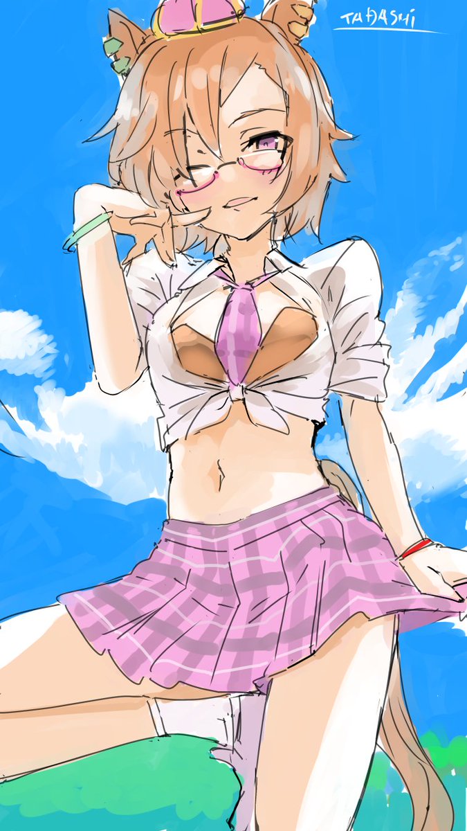 TADASHIillust02's tweet photo. アメスクオペラオーちゃん https://t.co/kdHGag74u8