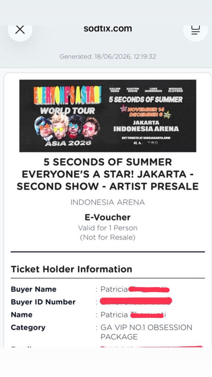 clownystyles's tweet photo. Sy ralat yhhh (semoga) kali ini bs front row (amin)
See u twice this year evil one direction!!!! 😬😀⭐️🫰🏻 https://t.co/Hi03s6KjfQ