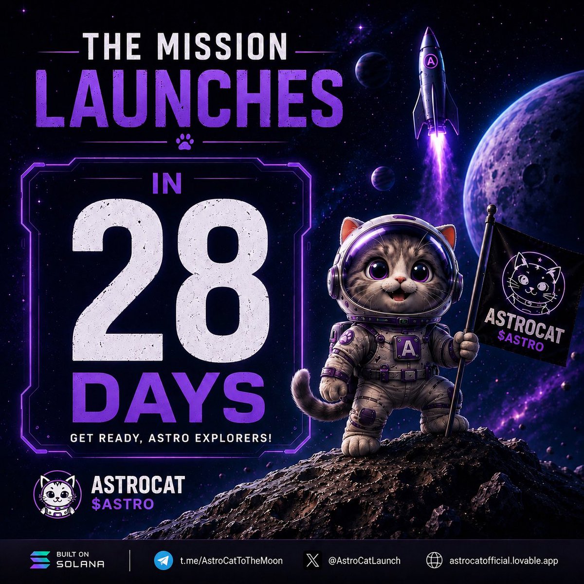 AstroCatLaunch's tweet photo. Clock is ticking #Astrocat https://t.co/wgPOC3N6kP