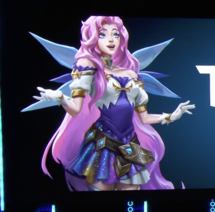 AroushTheKween's tweet photo. Seraphine looks STUNNING at the Teamfight Tactics - Unreal Engine Demo 💖✨ 
#Seraphine https://t.co/LWkmIj3AcJ