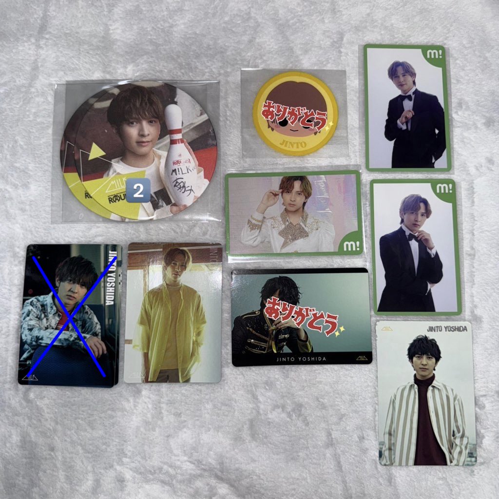 tsuba_04's tweet photo. M!LK 好きすぎて滅 爆裂愛してる コースター ステッカー フォトカ トレカ交換

【譲】画像(過去物)
【求】リプ欄4枚目

手渡し(ファンミ7/27.シャカレボ1/15.17) or 郵送でのお取引希望です。
お気軽にお声掛け下さい🙇🏻 https://t.co/cxO0pKieo4