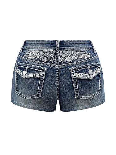 greeddemon97's tweet photo. I just received Milumia Women's Y2k Rhinestone Denim Shorts Punk Skinny Mini Jean Shorts Rave Music Festival Outfits - Medium - Blue from Anonymous via Throne. What a good sub! https://t.co/1YrkNK1pzs https://t.co/cROFCmef2s