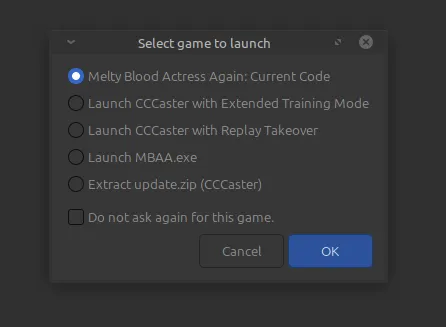 shiburizu's tweet photo. I put together a Lutris install file for #MBAACC that preconfigures the Extended Training Mode and Replay Takeover mods. Please give it a try and let me know how it works for you. Use the Flatpak version of Lutris.

Link: https://t.co/gdGOycYCyb https://t.co/wRxZrdOs73
