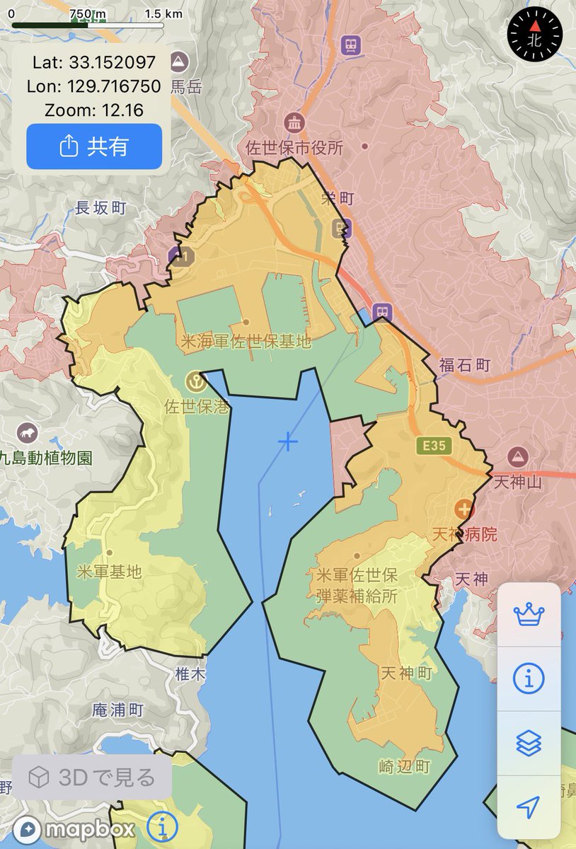 nosuke2512310's tweet photo. 我が町佐世保

300mが1000mへ

事業者の首は絞まるが、違反者はイエローの真ん中から飛び立って見つかってもどうせお咎め無し
大きな事件を起こしても外国人に罰を与えない国ですからね😮‍💨
（コチラは海外旅行者が客船より飛ばす事例が殆どです、接岸地の隣は基地）

#ドローンフライトナビ https://t.co/RNoR39X2D1