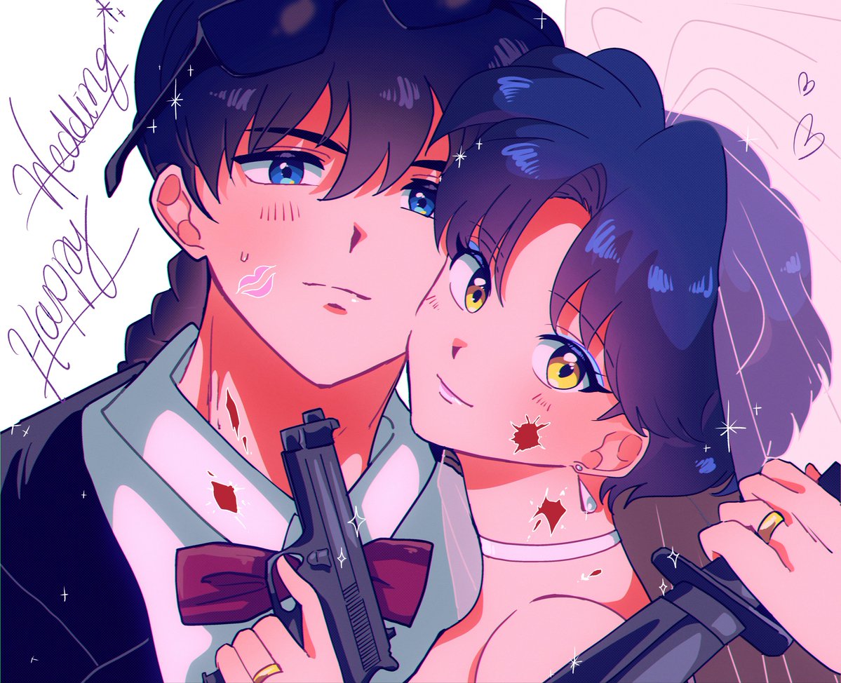 letsgotomato11's tweet photo. Spy killer couple au? 💖💋💍
#ranma #らんまアニメ https://t.co/EHGrJCZnl3