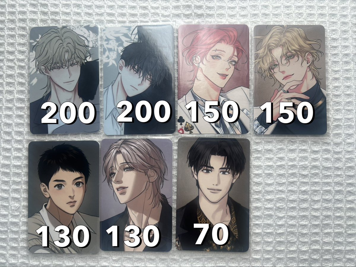 motarooo99's tweet photo. 🛒ปล่อยต่อการ์ดรวมเรื่องค่า

🍥ราคาตามภาพ มีค่าส่งเหมา 40฿ นะคะ
ถ้ารับเป็นคู่ส่งฟรีค่ะ

❗️ใบแทจูมีตำหนิในเมนชั่นนะคะ🙏🏻🙏🏻

สนใจทักมาดูรูป/วิดีโอเพิ่มเติมได้เลยนะคะ

📩สนใจใบไหนทักมาได้เลยนะคะ
#ตลาดนัดmanhwa #ตลาดนัดมันฮวา #ตลาดนัดbl https://t.co/S5uyBzye1Y