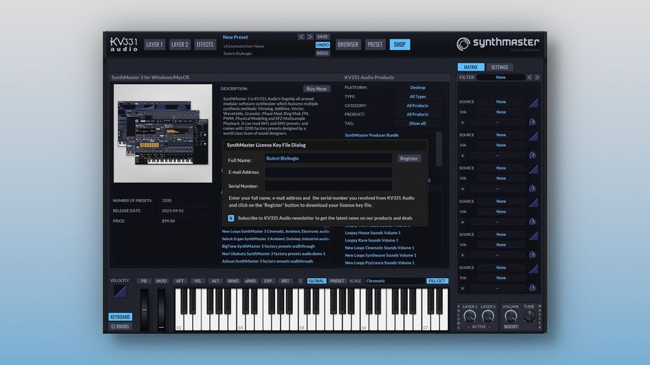 PluginDealsFeed's tweet photo. KV331 Audio has updated the SynthMaster 2 virtual synth plugin for Mac and Windows to version 2.9.18, with an introductory offer of 82% off. Expiry date is unknown.

🔗 https://t.co/DiIHryXPu2 https://t.co/q2HlNus1V5