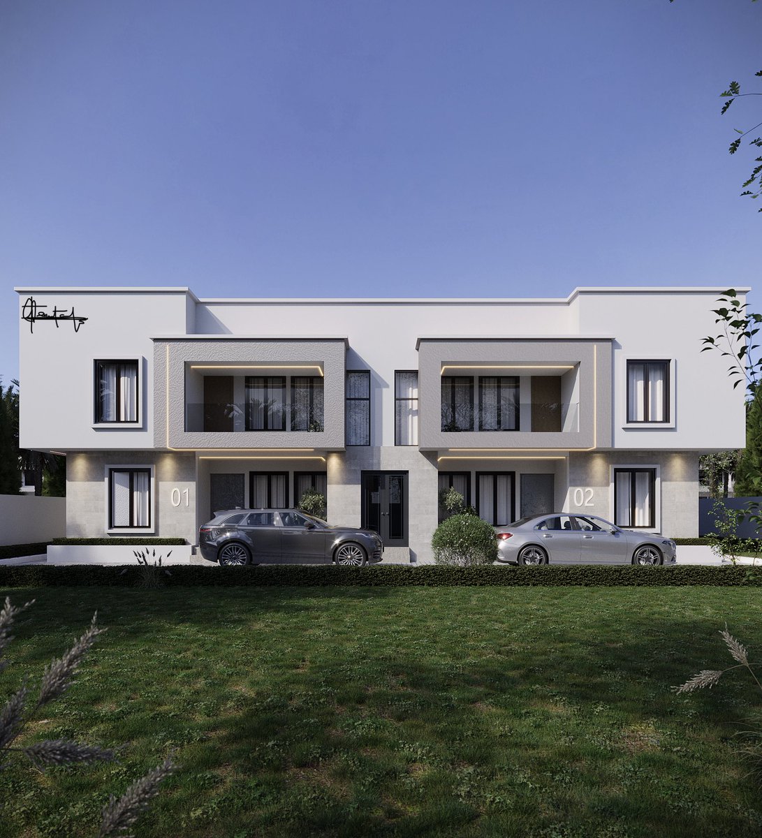 temitoayoo's tweet photo. A single story apartment design. 

Four unit of two bedroom apartment and two unit of one bedroom apartment. https://t.co/VfxMDt783Q