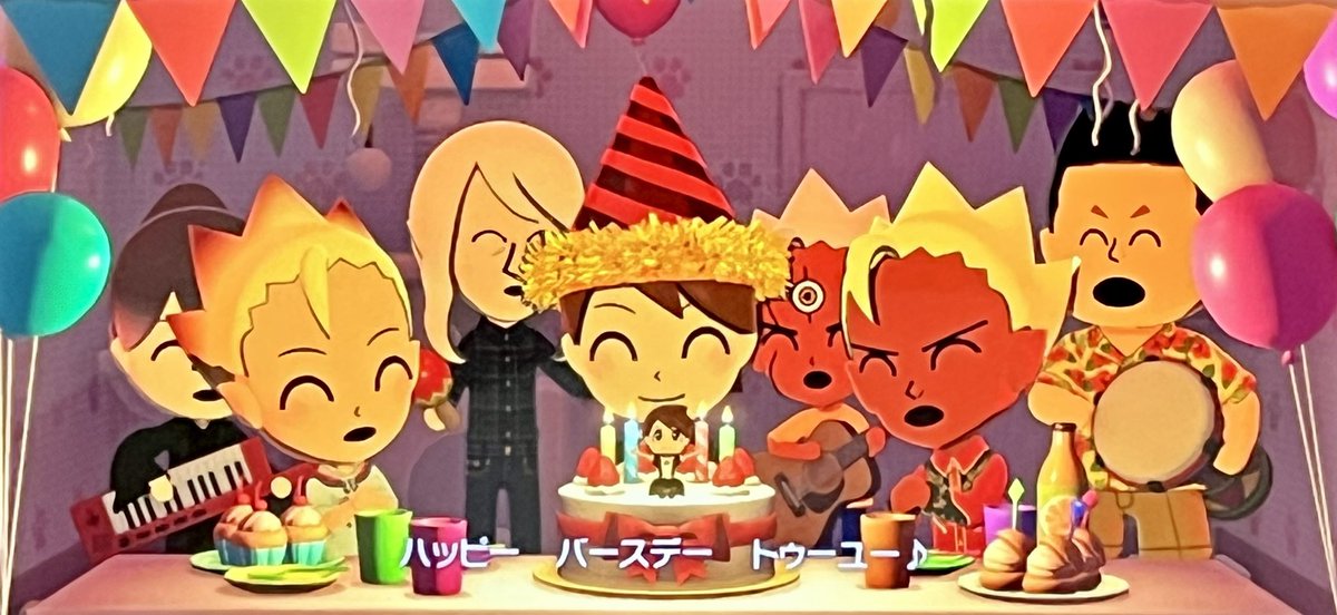 ENK_pi's tweet photo. ウチの島のケータくんも誕生日迎えました🎂おめでとう！！ https://t.co/pL1BPcgt9u