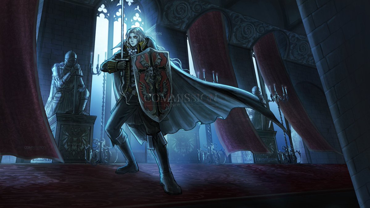 _Rashuu_'s tweet photo. Castlevania CM https://t.co/vwOWYBeErl