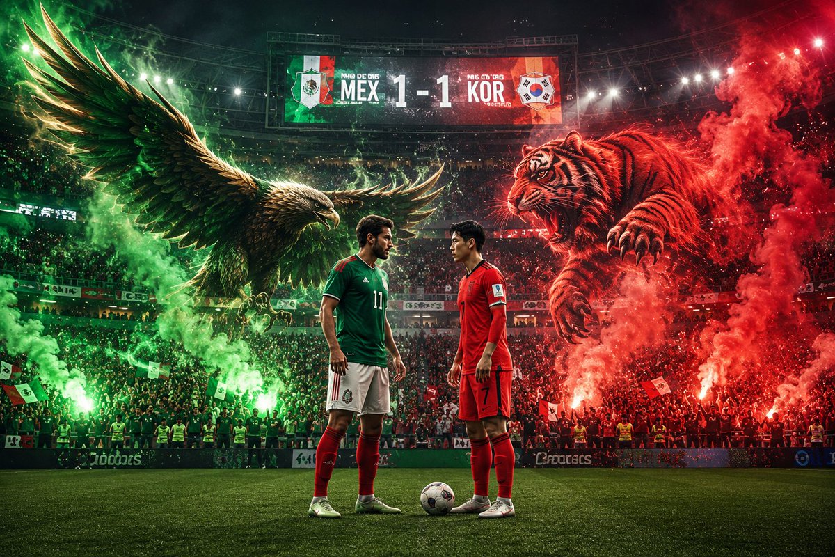 frawbow's tweet photo. MÉXICO vs COREA DEL SUR:
 ¡EL HISTORIAL MÁS ENGAÑOSO DEL MUNDIAL! 😱🔥 https://t.co/60k4SzIhqR 
a través de @YouTube @Televisa @AztecaDeportes @FMF @theKFA https://t.co/rT0fzQgJ6j