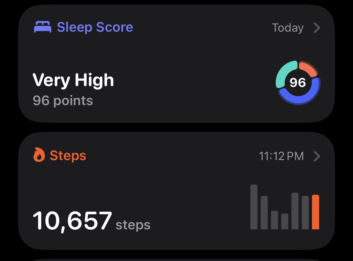 sats_freedom's tweet photo. Goodnight fam.
Dues are paid. ✅
Sats are stacked. ✅
10k Steps Day 25
2% better everyday.
Consistency compounds.
#HealthWins #BitcoinSummer https://t.co/mCK6oOFmdd