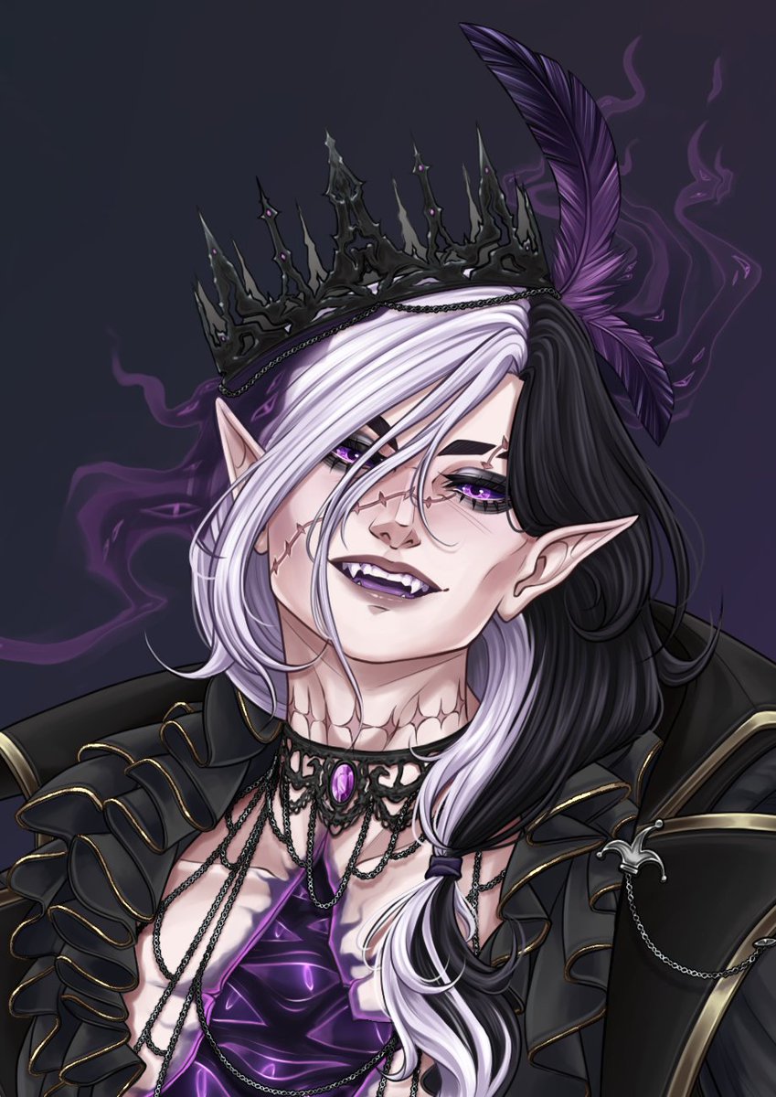 Chalyth 💜🎭- Eldritch Jester VTuber tweet media