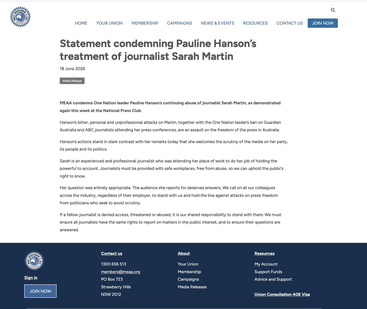 RonniSalt's tweet photo. What a pity Sarah Martin's journalist colleagues who were there at the time, couldn't do the same

. https://t.co/RTJUZdCF33