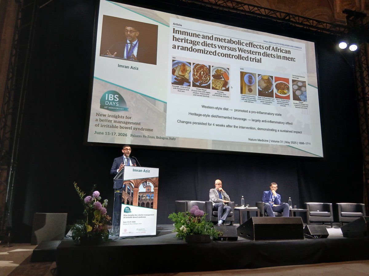 MelchiorChloe's tweet photo. @ibs_days 2026 were amazing as usual! 10th anniversary congratulations to the local team for the organisation. @U1073lab was well represented! And I was happy to share a session on diet with @SannaNybacka and #imranaziz supervised by @MagnusSimren Simren and #edoardosavarino https://t.co/gqz2FFam6S