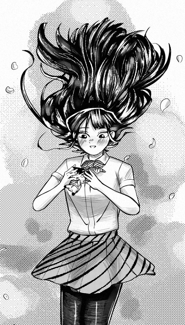 Gya_Mag's tweet photo. Komi-san and Tadano-kun 🐱🐱 https://t.co/hfLTCim6Of
