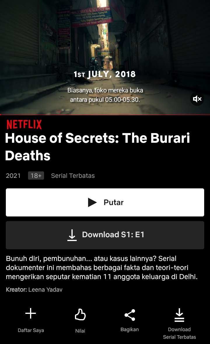 cllmeElll's tweet photo. ini dokumenter kisah nyata keluarga india yg bundir masal karena ikut sekte sesat, waktu denger kronologi nya di nessie judge aja udah g kuat
dan sekarang nekat nntn dokumenter nya😭
8/10 https://t.co/FwzOmmZDDW