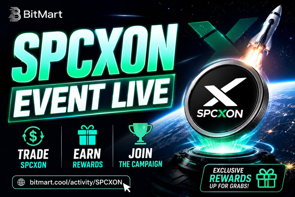 Shineigems_86's tweet photo. 🚀 Reach for the Stars with SPCXON!

🌌 Get exposure to one of the world's most talked-about private space companies through SPCXON on BitMart!

✨ Why SPCXON?
 🔹 Trade SpaceX-linked tokenized exposure 
🔹 Fast and seamless trading on BitMart 
🔹 Join exclusive campaigns and reward events 
🔹 Be part of the future of 
innovation and space technology

💰 Whether you're a crypto enthusiast or a believer in the future of space exploration, SPCXON offers a unique opportunity to participate in this exciting market. 

📈 Start Trading Today 
🔥 Deposit, Trade, and Unlock Exclusive Rewards
 🏆 Compete on the leaderboard for additional prizes

👉 Join event here : https://t.co/e2Te9u4WYd

👉 Join new user here : 
https://t.co/tvRhgoTop1

#BitMart #SPCXON