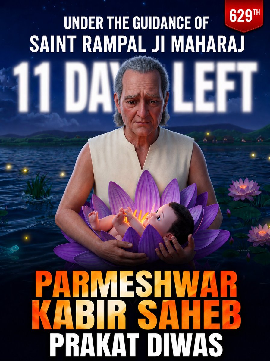 SatlokChannel's tweet photo. 11 DAYS LEFT ⏱️ https://t.co/C17NhBPPBj