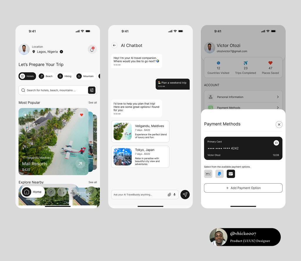 VhickO | UI/UX & Product Designer tweet media