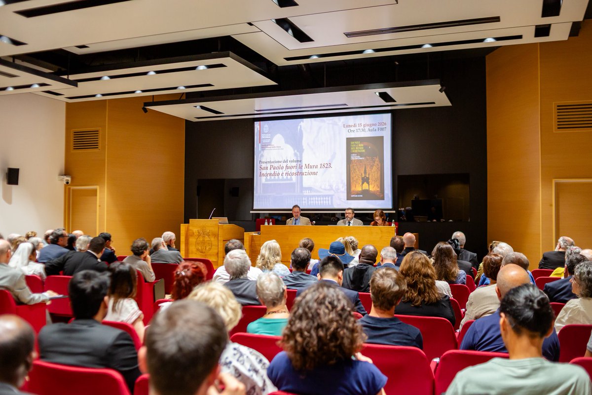 RobertoRegoli3's tweet photo. Presentazione del volume “San Paolo fuori le mura 1823. Incendio e ricostruzione“ @UniGregoriana @GregorianFund @bcc_unigre @BucarelliOtt https://t.co/sfYbSBusxm