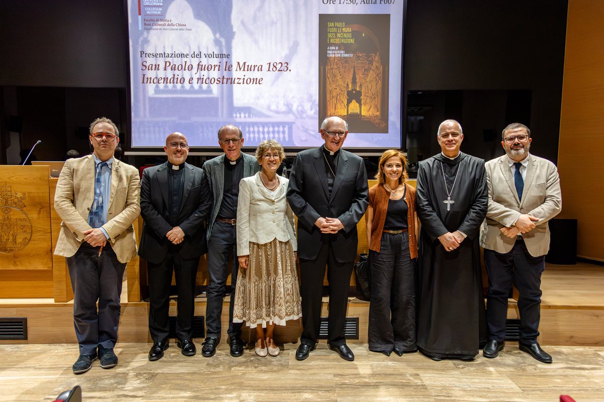 RobertoRegoli3's tweet photo. Presentazione del volume “San Paolo fuori le mura 1823. Incendio e ricostruzione“ @UniGregoriana @GregorianFund @bcc_unigre @BucarelliOtt https://t.co/sfYbSBusxm