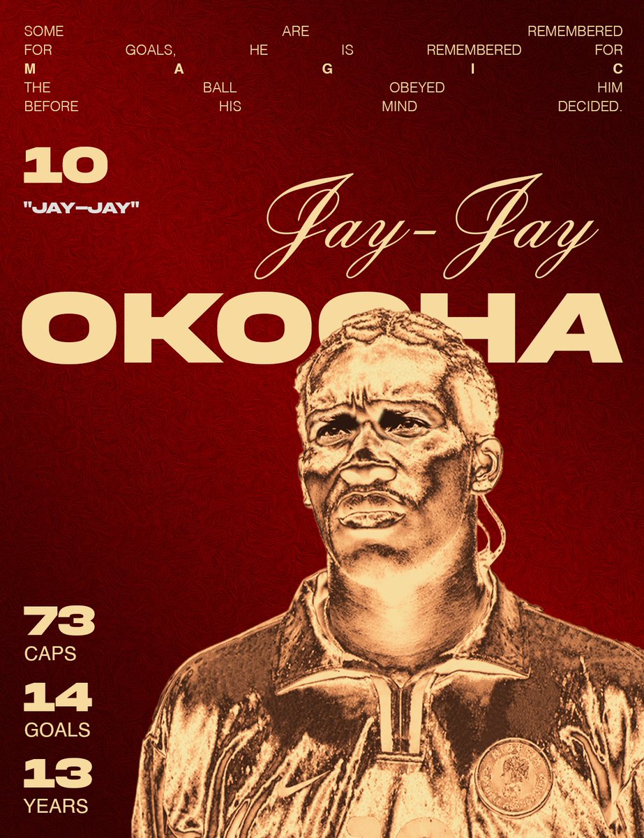 thisisfiz's tweet photo. visual tribute posters of super eagles icons, cast in gold. 

— in no particular order. https://t.co/Lmd97mKPC6