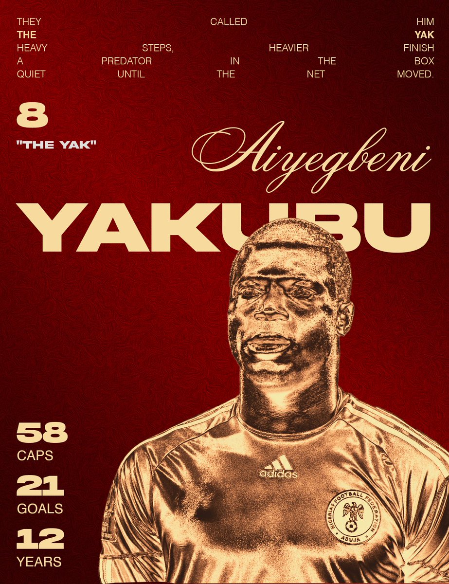 thisisfiz's tweet photo. visual tribute posters of super eagles icons, cast in gold. 

— in no particular order. https://t.co/Lmd97mKPC6