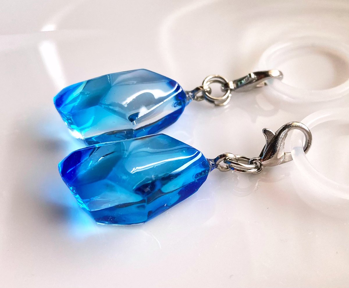 レジン　ハンドメイド　384 鉱石めじるしアクセサリーできました💎 #レジン #ハンドメイド #めじる