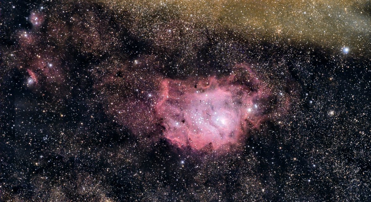 scienceandmind's tweet photo. Tonight’s capture: the Lagoon Nebula, M8. A glowing stellar nursery in Sagittarius, full of hydrogen emission, dark dust lanes, and young stars forming inside the cloud.
Ancient photons, a modern sensor, and a quiet night under the sky.
#Astrophotography #M8 https://t.co/3gz17UYWY4