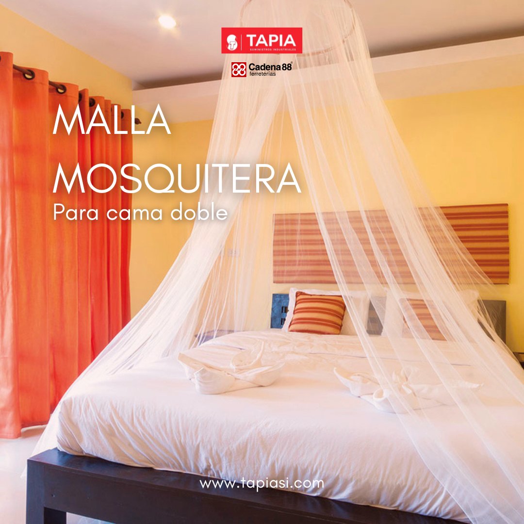 Tapiasi_com's tweet photo. 🦟😴 Duerme tranquilo este verano
Tenemos la solución perfecta para disfrutar de noches más cómodas y libres de insectos. 

✔️ Protección eficaz contra mosquitos
✔️ Instalación sencilla con gancho de techo
✔️ Malla de poliéster resistente y ligera

https://t.co/e0wH4nD1Wu https://t.co/6ngSGlj0lS