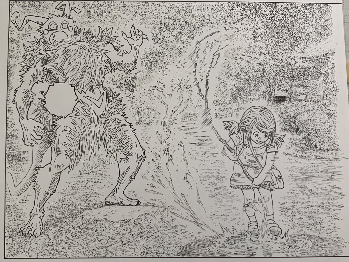 アナログで地道に描くのが、大好き〜🌻 