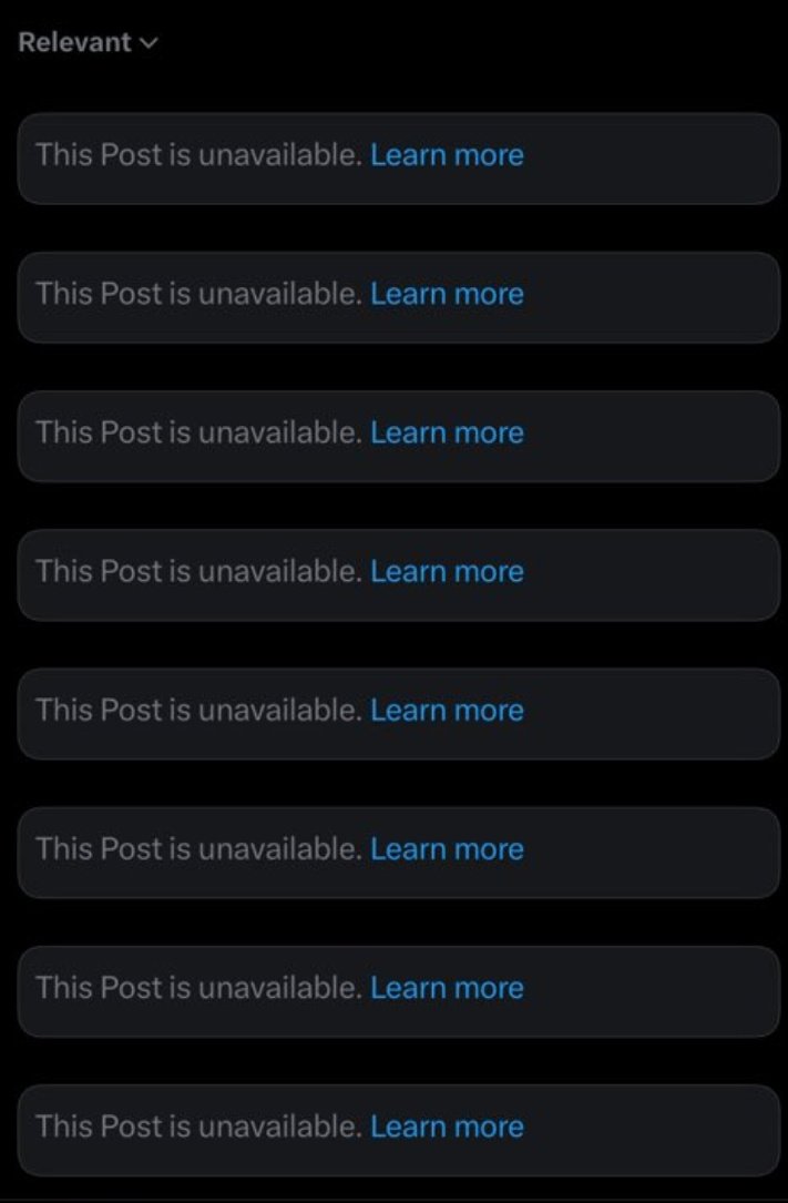 Lex_of_Web_3's tweet photo. A lot of people are complaining that the Post is Unavailable 

I don't know what's actually wrong 😪🤧

What might be the cause of this? https://t.co/yngxwa8bxL