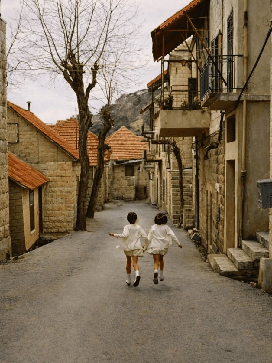 menavisualss's tweet photo. 🇱🇧 The Maronite village of Baskinta, Lebanon,  1974. 

Photo by Fouad Elkoury https://t.co/VUFWqfizTK