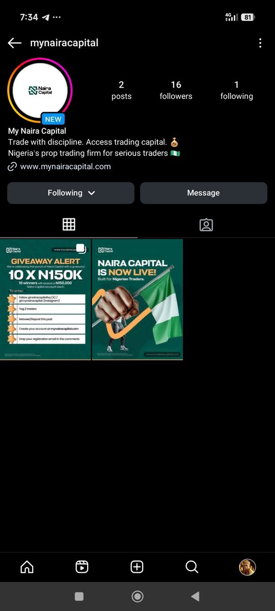 justhammid's tweet photo. @nairacapitalhq @Zamani_fx @Geedow_ ✅ done https://t.co/zF3HJL571S