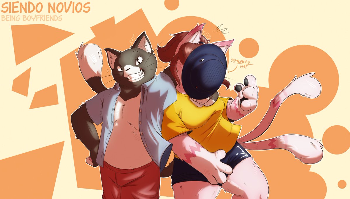 OnionNoble's tweet photo. Kay &amp; Kitty (parte 1-4)

😻❤️😻 https://t.co/ltLQGO55XA