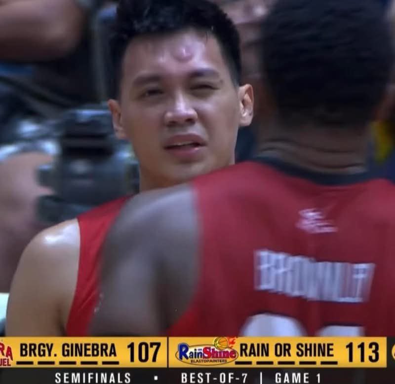 TheDeanQuinito's tweet photo. This is why Scottie Thompson is so admired by fans … bukol sa PBA Coms Cup semis, black eye sa Finals &amp; playing through throbbing hamstring! Finals MVP will take 5 days rest tapos practice with Gilas! Saludo Scottie! https://t.co/jEymm9pPfX