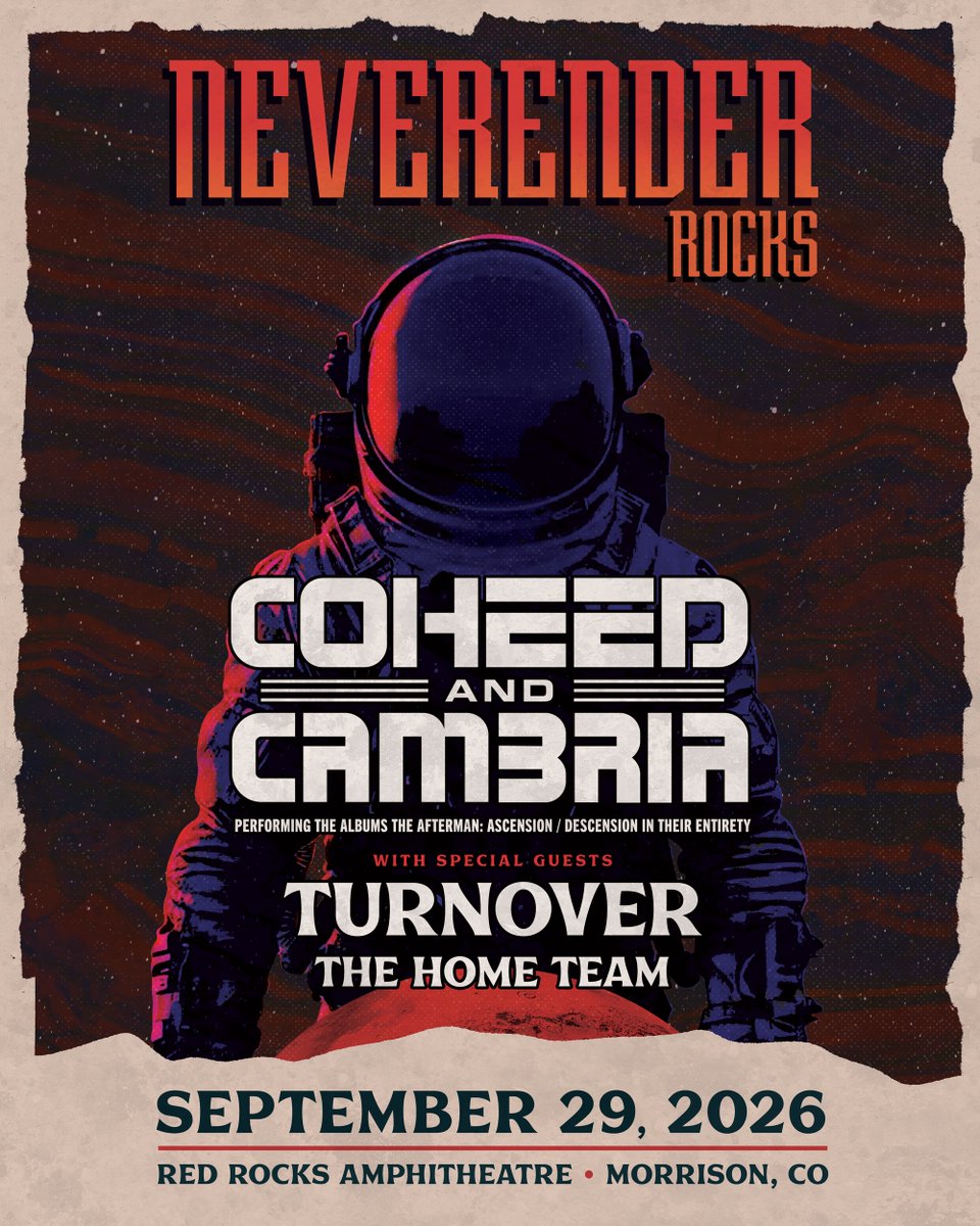 Coheed's tweet photo. Which Neverender are you going to? 
https://t.co/uaGqPQH7vT https://t.co/GTqZ1JQvaX