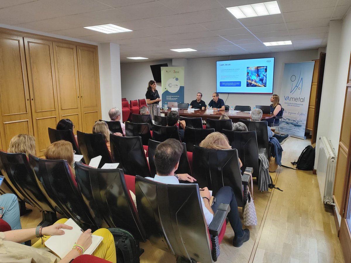 Cidaut's tweet photo. Menos papeleo y más ahorro para las pymes 📒

Muchas innovan en su día a día sin saberlo pero están perdiendo dinero.

En el pasado evento quitamos el miedo a la burocracia de las deducciones por I+D+i. 

¡Gracias a @AVametal , ponentes y asistentes! 🤝

#Innovación #Pymes https://t.co/FuovlBcwr6