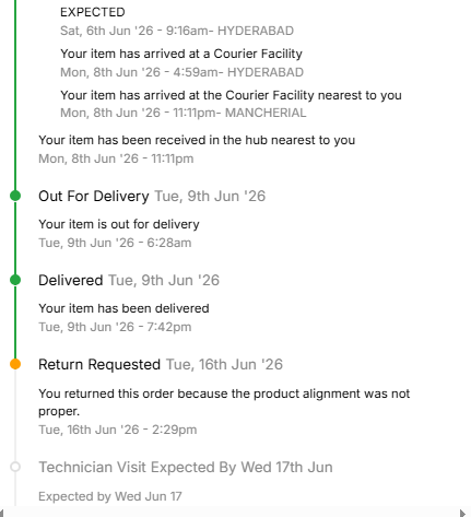 Naresh8575's tweet photo. @Flipkart @flipkartsupport
I purchased an Astride Ergofit Chair from Flipkart under Order ID OD437739834045572100 which was delivered on 09 June 2026
The chair has a serious quality issue. Whenever I sit on it, the seat bends forward, causing me to slide forward #ConsumerRights https://t.co/NvR3A5pgEJ