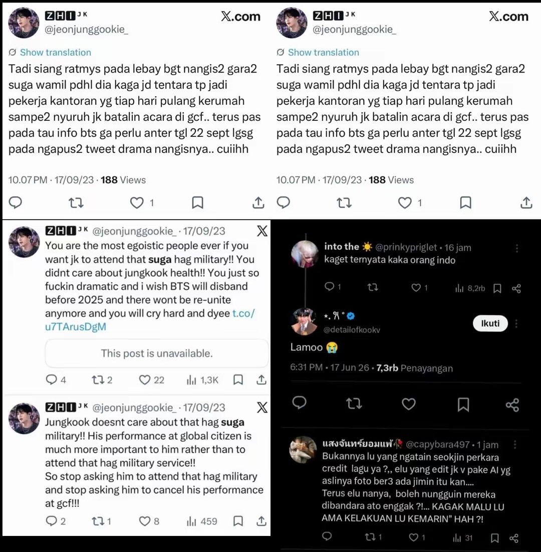 Echa_yaEcha's tweet photo. REPORT &amp; BLOCK 🚨‼️

Literally ngedrag hampir semua member guys, terbaru perihal bts di airport :(

🔗 https://t.co/7FUPpwTUse https://t.co/SUfQfAA5jv