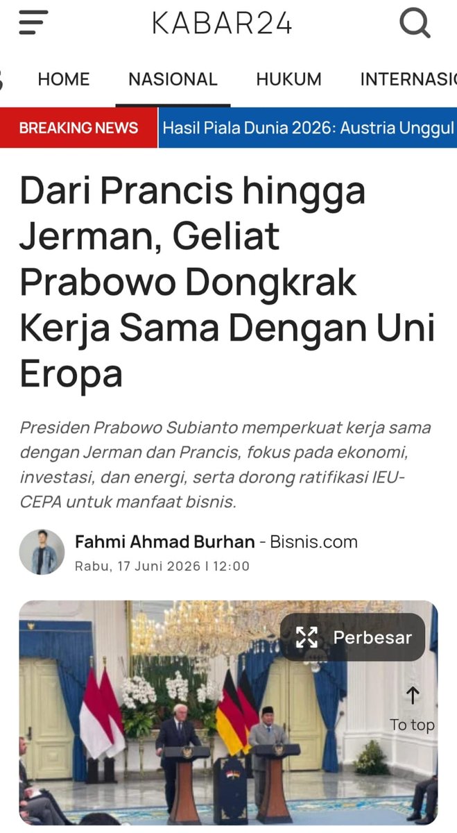 cacabilaca's tweet photo. Percepatan penelitian dan edukasi menjadi fokus utama pengembangan mendatang negara.

Strategis Kemitraan Global https://t.co/w6xR0pjpPc