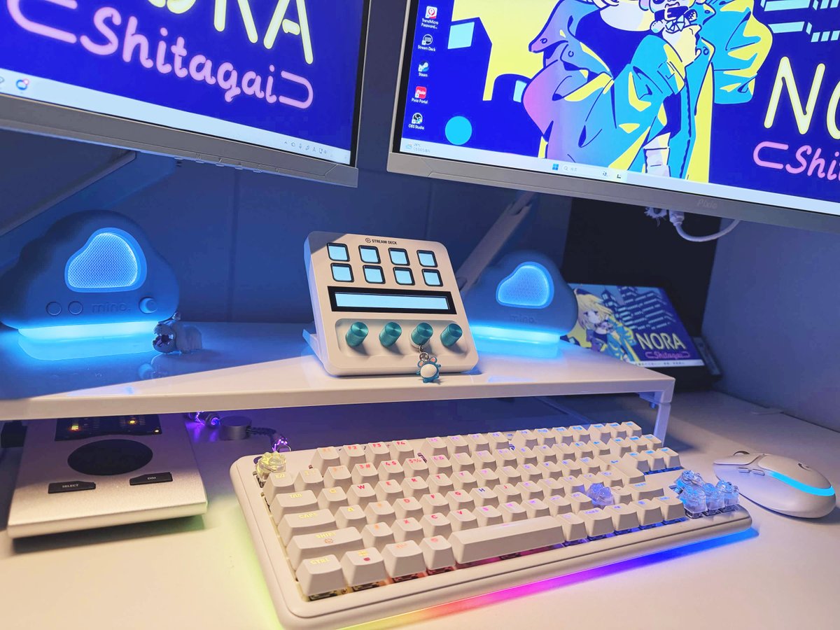 minotel様 （@minotel_office）より cloud speakerのパステルブルーを