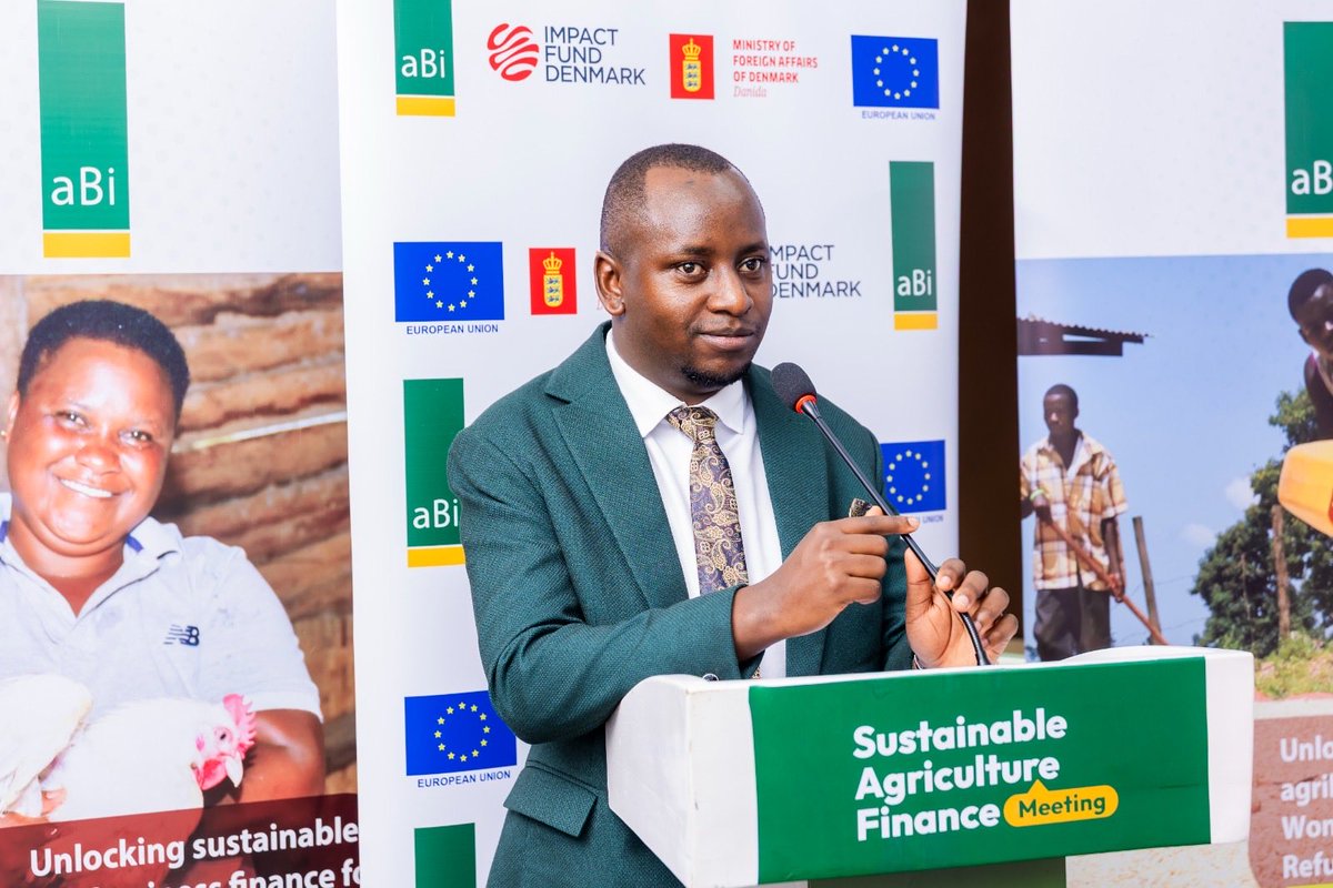 aBi_Finance's tweet photo. Happening now: aBi Finance is engaging financial institutions on advancing Sustainable Agricultural Finance in Uganda.

Today’s discussion focuses on strengthening agricultural lending, scaling green finance, and exploring partnerships that expand access to finance for smallholder farmers and agribusinesses across the country.

Together, we are unlocking finance that supports growth, resilience, inclusion, and sustainable agricultural transformation.

#SustainableFinance #GreenFinance #AgricultureFinance #Uganda